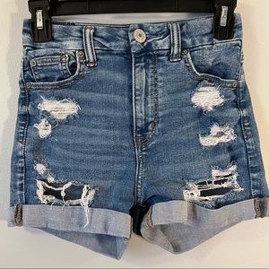 American Eagle Ne(x)t Level Stretch Curvy Hi-rise Shortie (sz 0)